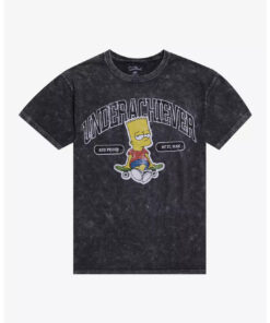 The Simpsons Bart Underachiever Wash T-Shirt