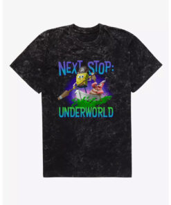 The SpongeBob Movie Next Stop Underworld Wash T-Shirt
