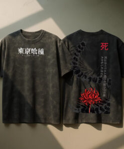 Tokyo Ghoul Kaneki Ken Anime Vintage Washed T-Shirt