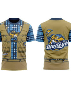 Toledo Walleye Hooked On Fishing 2026 Night Celebrate T-Shirt