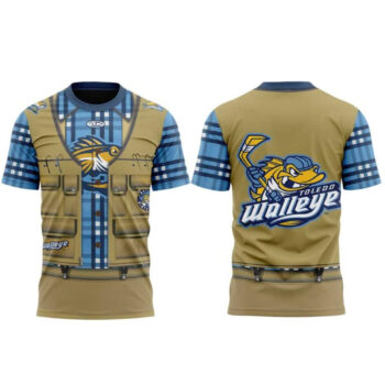 Toledo Walleye Hooked On Fishing 2026 Night Celebrate T-Shirt