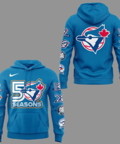 Toronto Blue Jays 2026 Celebrate 50 Seasons Together Hoodie