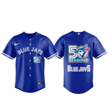 Toronto Blue Jays Celebrate 50th Season Baseball Jersey