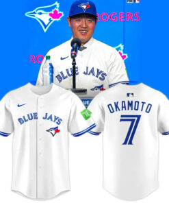 Toronto Blue Jays Kazuma Okamoto Baseball Jersey