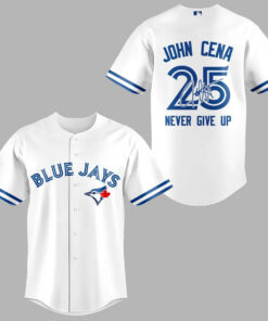 Toronto Blue Jays x John Cena Never Give Up Baseball Jersey
