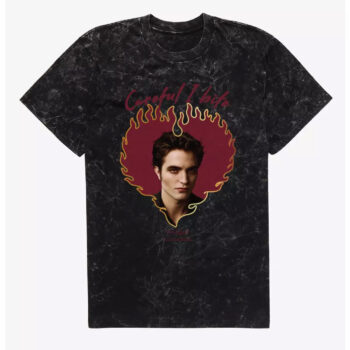 Twilight Edward Heart Careful Bite Wash T-Shirt