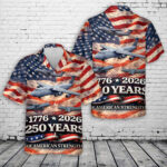 US Air Force America 250 1776-2026 Patriotic Hawaiian Shirt