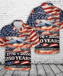 US Air Force America 250 1776-2026 Patriotic Hawaiian Shirt