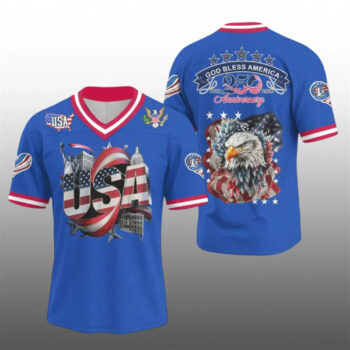 USA God Bless America 250th Anniversary 1776-2026 Football Jersey