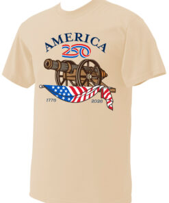 United States 250th Year Anniversary Cannon T-Shirt