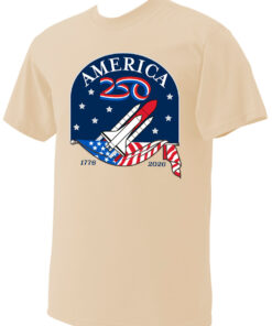 United States America 250th Anniversary 1776-2026 Rocket T-Shirt