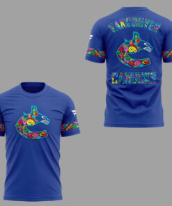 Vancouver Canucks Pride Night 2026 Celebration Art T-Shirt