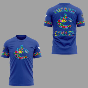 Vancouver Canucks Pride Night 2026 Celebration Art T-Shirt