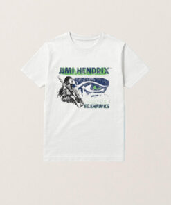 Vintage Jimi Hendrix Seattle Seahawks T-Shirt