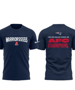 WARRIORSSSSS New England Patriots AFC Champions 2025–26 T-Shirt