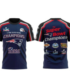 2026 New England Patriots Super Bowl LX Champions T-Shirt