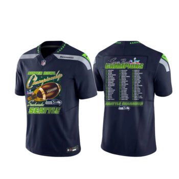 2026 Seattle Seahawks Super Bowl LX Champions Football Jersey