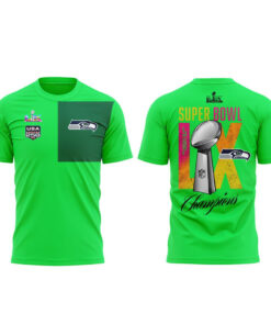 2026 Seattle Seahawks Super Bowl LX Champions Locker Room Green Shirt