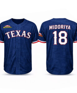 2026 Texas Rangers x My Hero Academia Deku Custom Name and Number Baseball Jersey