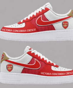 Arsenal Soccer Team Victoria Concordia Crescit 2026 Air Force 1 Shoes Sneakers