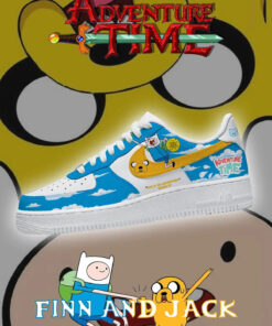 Adventure Time Finn and Jack Air Force 1 Shoes Sneakers