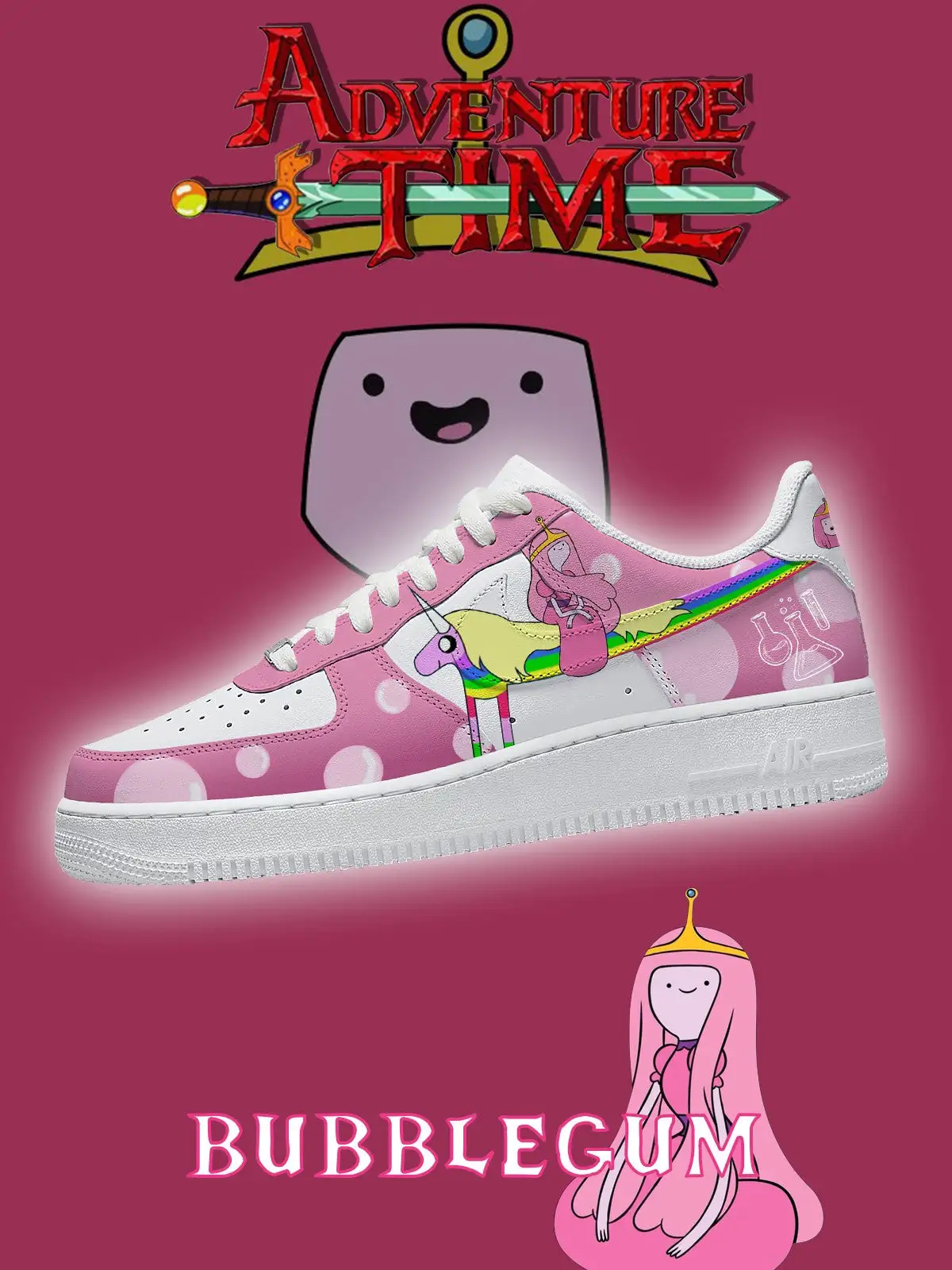 Adventure-Time-Princess-Bubblegum-Air-Force-1-Shoes-Sneakers.jpg Adventure Time Princess Bubblegum Air Force 1 Shoes Sneakers