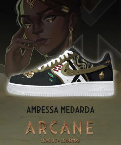 Arcane Ambessa Medarda Air Force 1 Shoes Sneakers