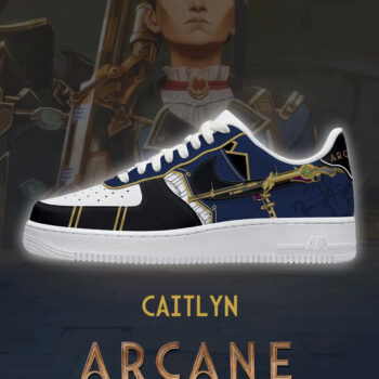 Arcane Caitlyn Air Force 1 Shoes Sneakers