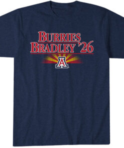 Arizona Basketball Brayden Burries-Jaden Bradley '26 T-Shirt