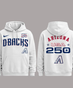 Arizona Diamondbacks 250 USA 2026 Celebration America 250 x Major League Baseball Hoodie