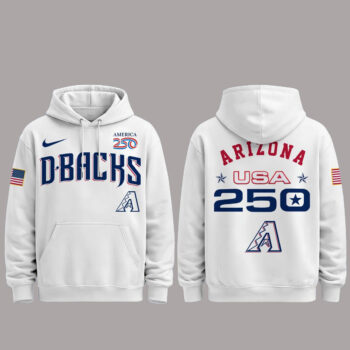 Arizona Diamondbacks 250 USA 2026 Celebration America 250 x Major League Baseball Hoodie