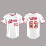 Arkansas Razorbacks Norm DeBriyn Night Baseball Jersey