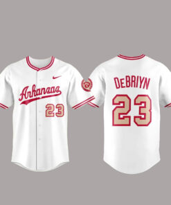 Arkansas Razorbacks Norm DeBriyn Night Baseball Jersey