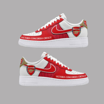 Arsenal Soccer Team Victoria Concordia Crescit 2026 Air Force 1 Shoes Sneakers