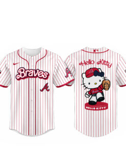 Atlanta Braves Major League Baseball 2026 Hello Kitty Baseball Jersey