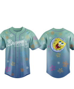 Atlanta Braves Spongebob Squarepants Night 2026 Baseball Jersey