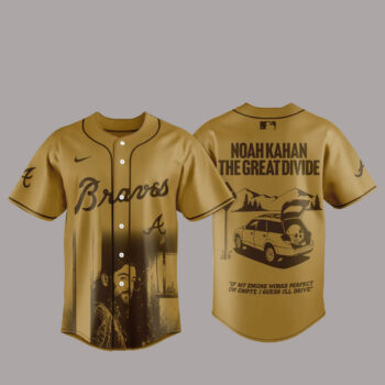 Atlanta Braves x Noah Kahan The Great Divide Tour 2026 Baseball Jersey
