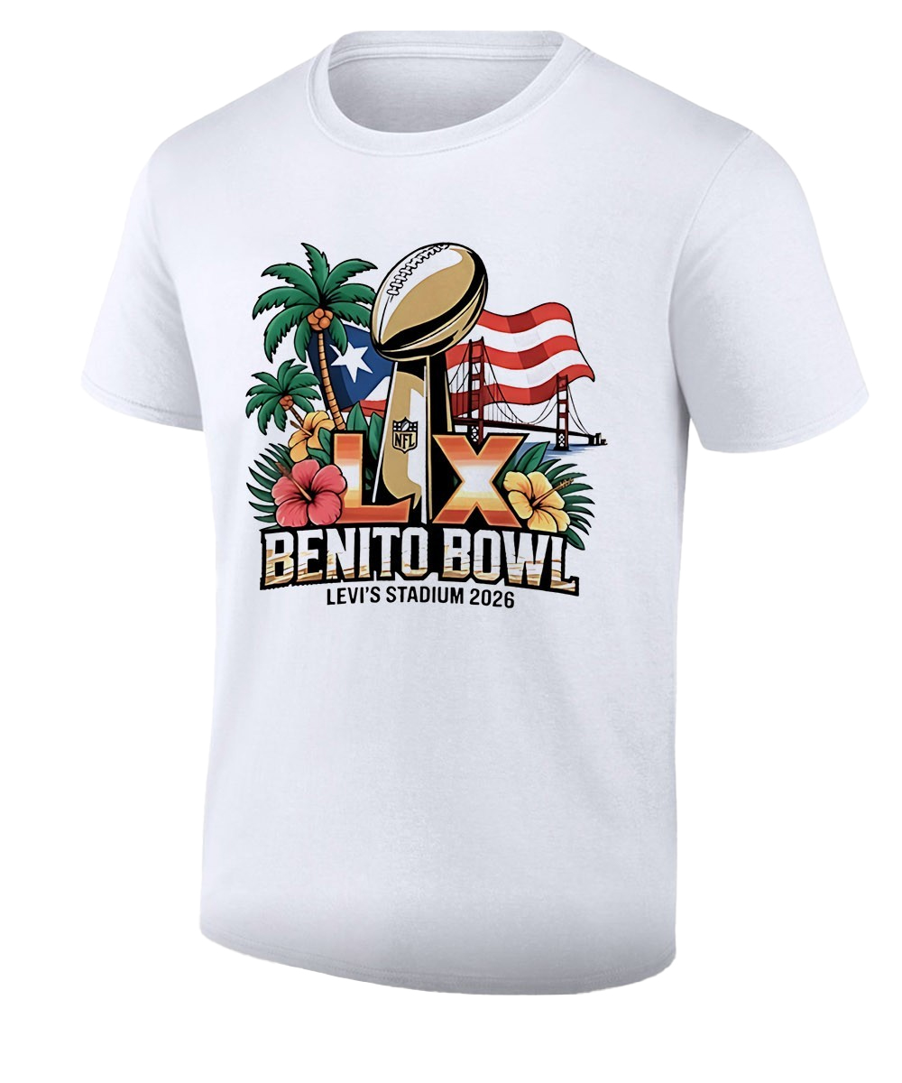 Bad Bunny Super Bowl LX Levi's Stadium 2026 T-Shirt Bad Bunny Super Bowl LX Levi's Stadium 2026 T-Shirt