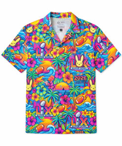 Bad Bunny x Super Bowl LX Halftime Show 2026 Tropical Print Summer Hawaiian Shirt