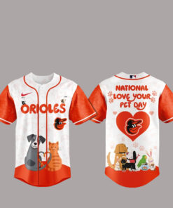 Baltimore Orioles National Love Your Pet Day 2026 Baseball Jersey