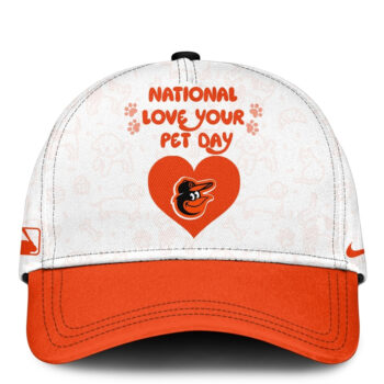 Baltimore Orioles National Love Your Pet Day 2026 Hat