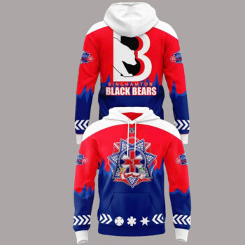 Binghamton Black Bears First Responders Night 2026 Celebrate Hoodie