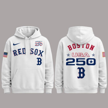 Boston Red Sox 250 USA 2026 Celebration America 250 x Major League Baseball Hoodie