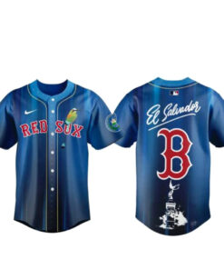 Boston Red Sox Salvadoran Heritage Day 2026 Baseball Jersey