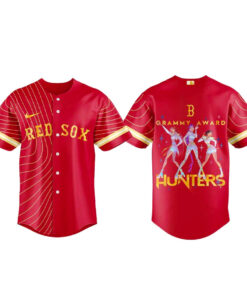 Boston Red Sox x KPop Demon Hunters 2026 Grammys Award Baseball Jersey