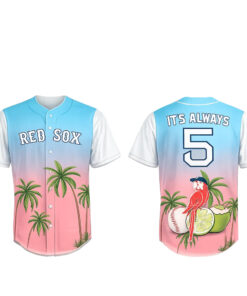 Boston Red Sox x Margaritaville Day 2026 Baseball Jersey