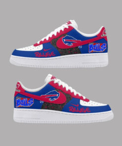 Buffalo Bills Go Playoffs Air Force 1 Shoes Sneakers