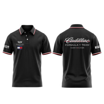 Cadillac Formula 1 Team x Tommy Hilfiger 2026 F1 Polo Shirt
