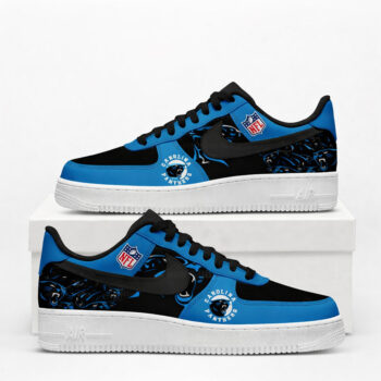 Carolina Panthers Football League 2026 Air Force 1 Shoes Sneakers