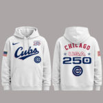 Chicago Cubs 250 USA 2026 Celebration America 250 x Major League Baseball Hoodie